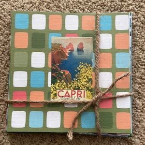 Set of 10 Italian Destination note cards. Hand Crafted in Malvern PA